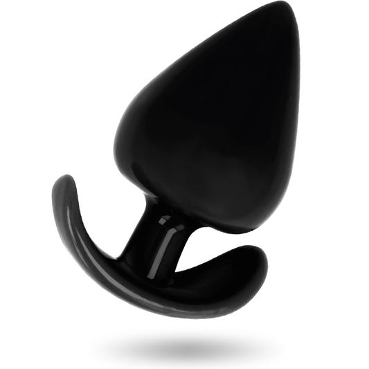 Close-up of the Addicted Toys Plug Anal 11cm showing its ergonomic design and smooth TPR material.