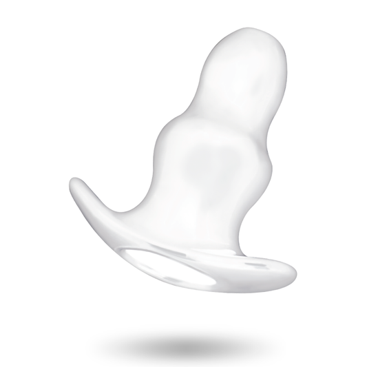Imagem do ADDICTED TOYS Dilatador Anal Oco 11cm Transparente, mostrando seu design e material TPE.