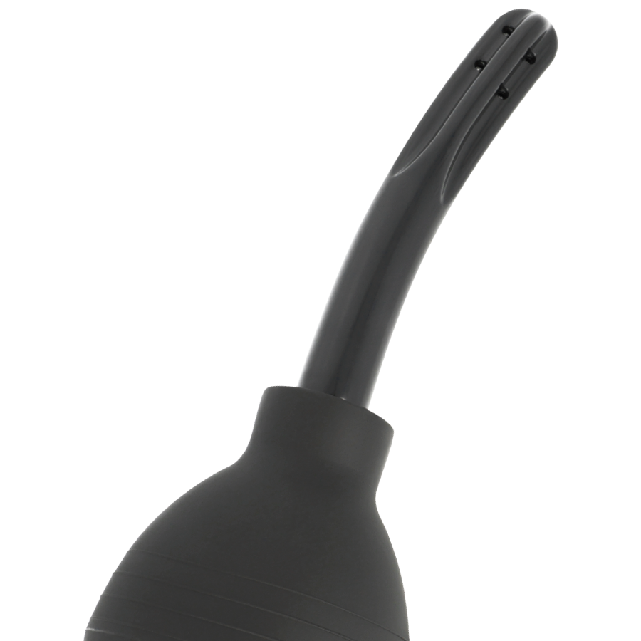 ADDICTED TOYS Squeeze Clean Higienizador Anal Preto para uma limpeza confortável e segura.