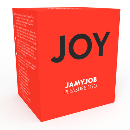 Masturbador de Ovo JAMYJOB com interior texturizado e estojo discreto