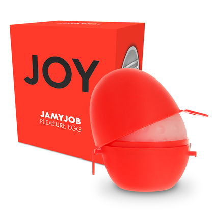 Masturbador de Ovo JAMYJOB com interior texturizado e estojo discreto