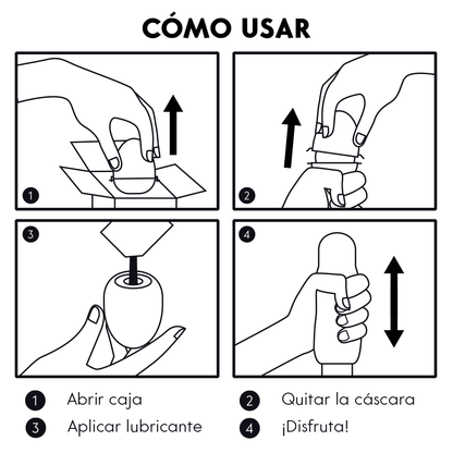 Masturbador de Ovo JAMYJOB com interior texturizado e estojo discreto
