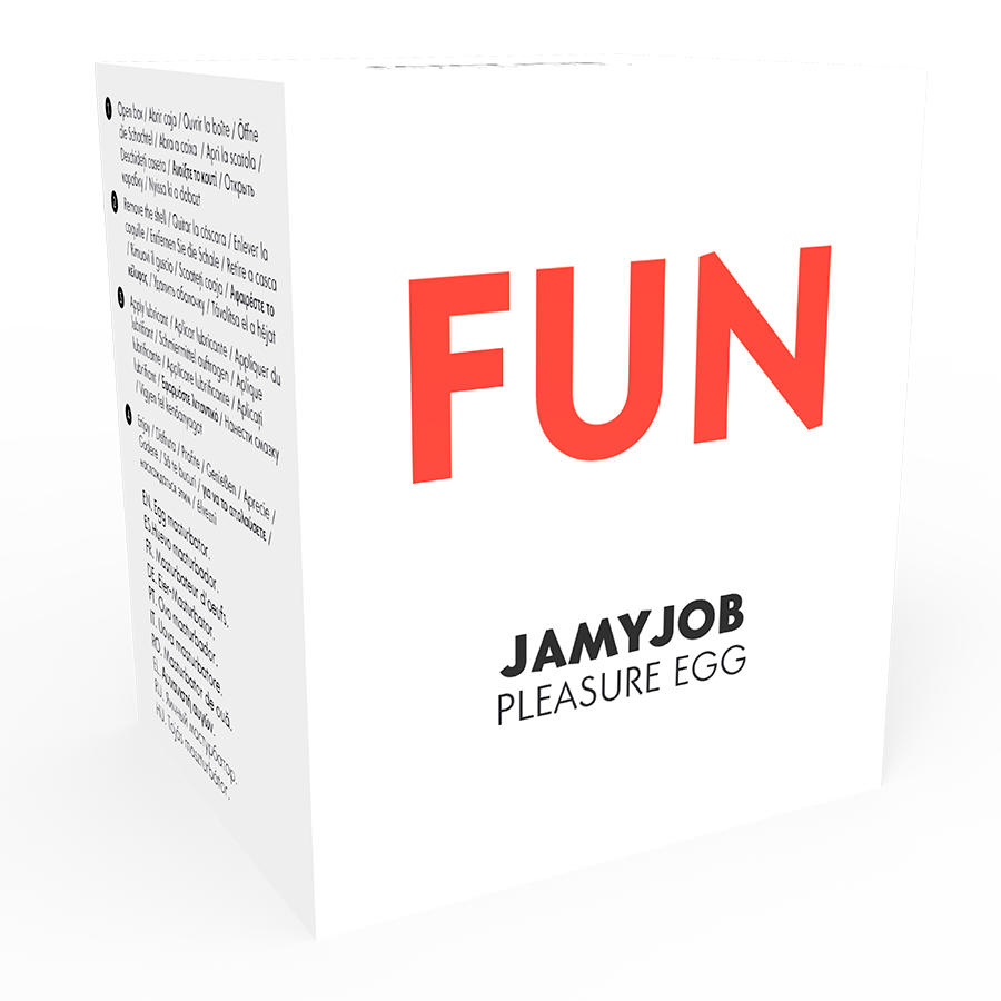 Masturbador de Ovo JAMYJOB Edição Vermelha com textura de filamentos de seda