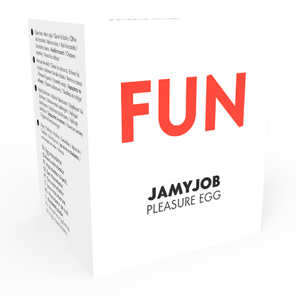 Masturbador de Ovo JAMYJOB Edição Vermelha com textura de filamentos de seda