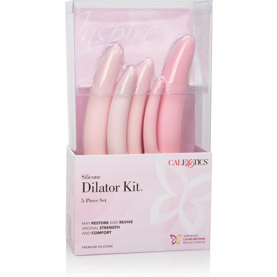 Dilatador Vaginal de Silicone - Conjunto de 5 Peças Inspire