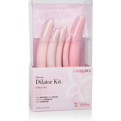 Dilatador Vaginal de Silicone - Conjunto de 5 Peças Inspire