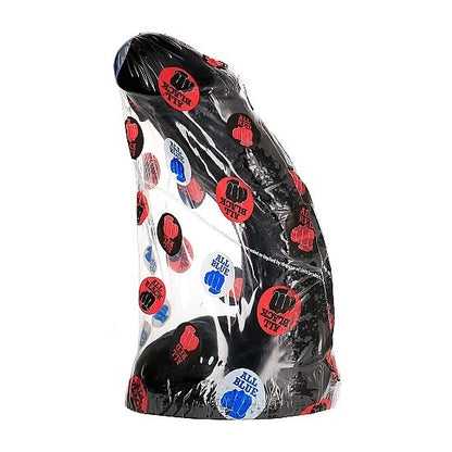 Vibrador Dildo ALL BLACK Realista Flexível 23 CM, ideal para prazer anal e vaginal.