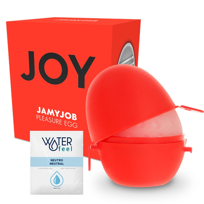 Masturbador de Ovo JAMYJOB com interior texturizado e estojo discreto