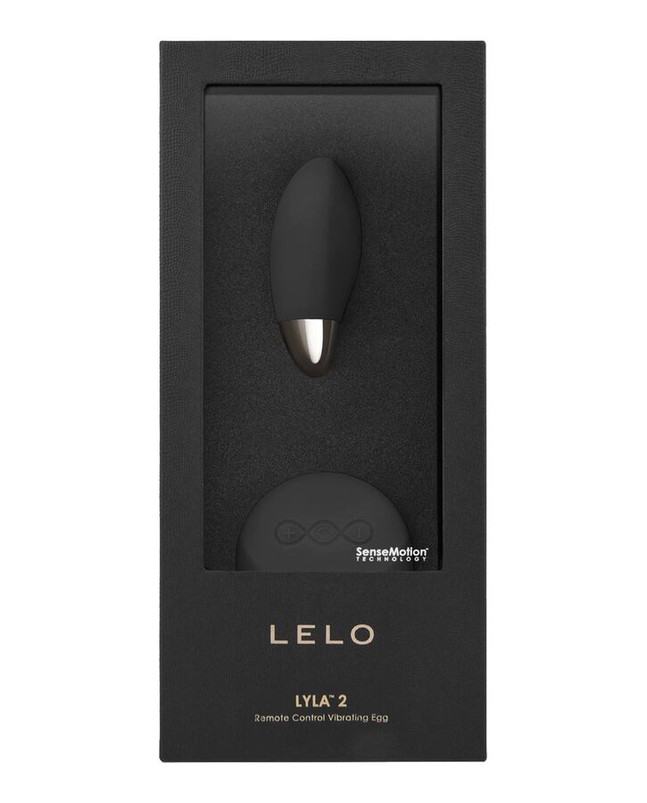 LELO Lyla 2 Insignia Design Edition Ovo Massageador com SenseMotion em preto