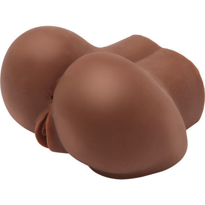 Masturbador realístico ACT Big Ass com vibrador, mostrando detalhes do design anatómico e orifícios duplos.