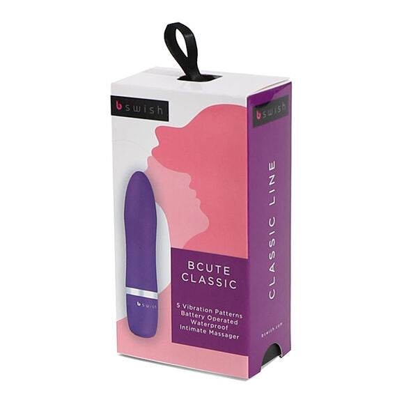 Vibrador B SWISH B Cute Clássico Lilás de silicone macio para prazer e estimulação