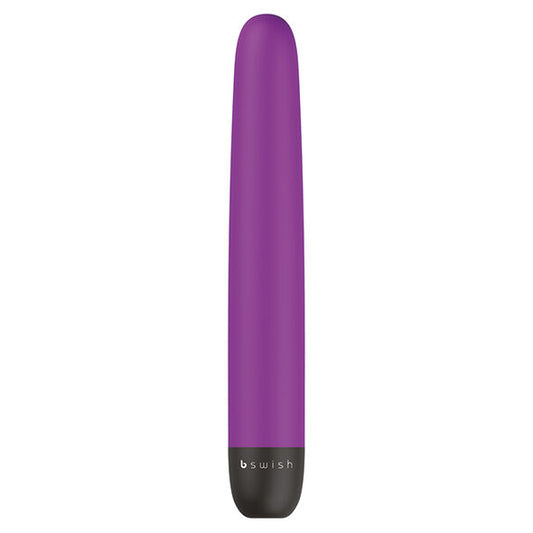 Close-up of the B SWISH Vibrador Bgood Classic Raspberry - 5 Funções Submersível showing its soft texture and design.
