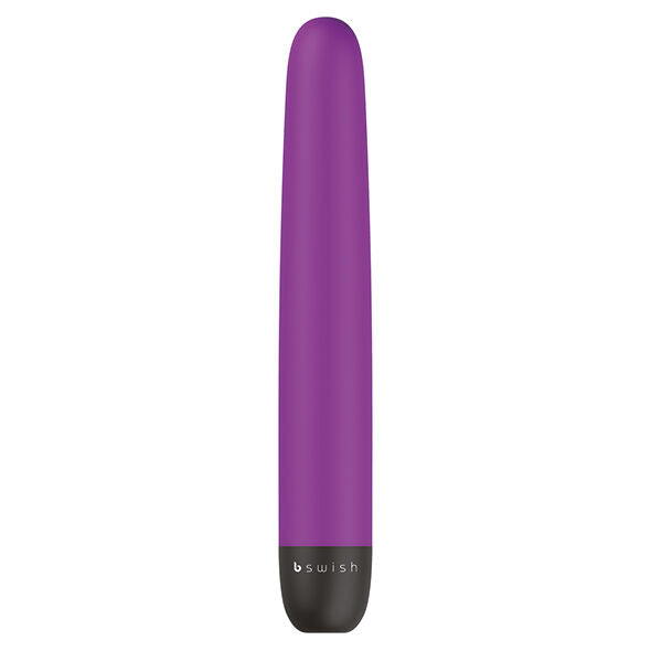 Close-up of the B SWISH Vibrador Bgood Classic Raspberry - 5 Funções Submersível showing its soft texture and design.