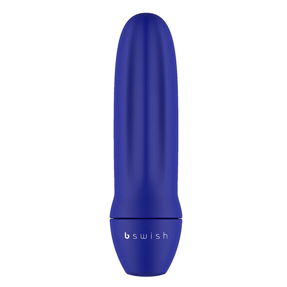 B SWISH Bmine Classic Mini Vibrador Azul Meia Noite, design compacto e elegante.
