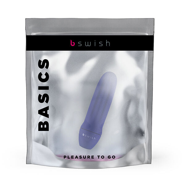 B SWISH Bmine Classic Mini Vibrador Azul Meia Noite, design compacto e elegante.