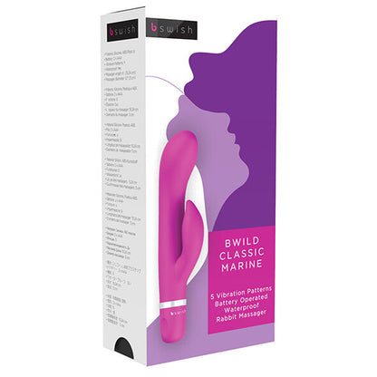 Vibrador Coelho Bwild Classic Marine 5 Funções Submersível