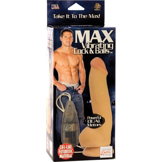 Vibrador Realista com Bolas Vibrantes e Ventosa