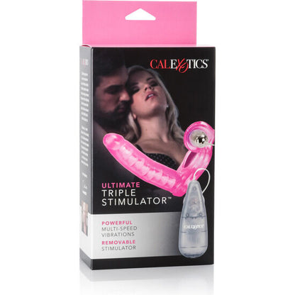 Vibrador Triplo Ajustável para Dupla Penetração