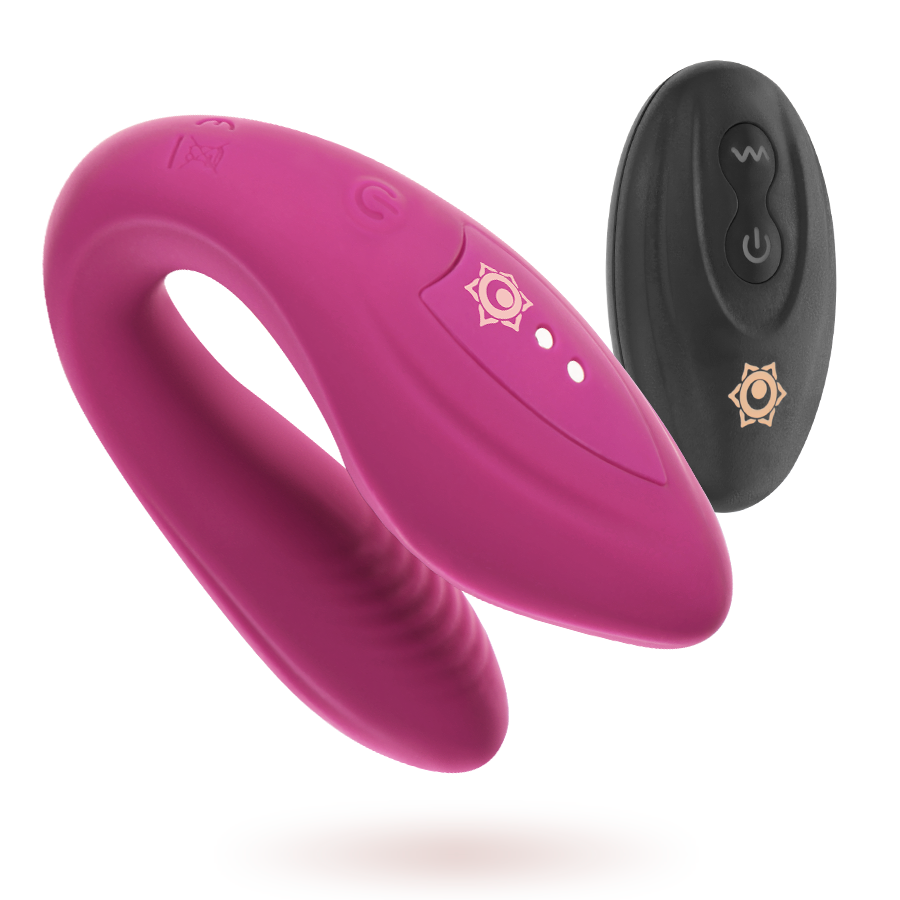 Vibrador para casais RITHUAL Kama Azabache com controle remoto