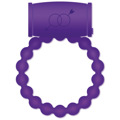 CASUAL LOVE Anel Vibrador 25 Para Casais Violeta em silicone premium