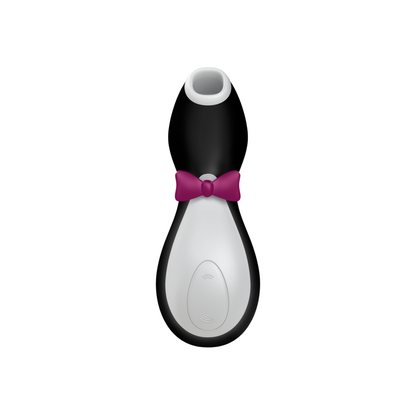 Close-up of the Satisfyer Vibrador Clitoriano Pro Penguin NG 2020 Ondas de Pressão, showcasing its elegant design and soft silicone head.