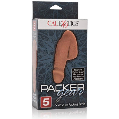 Pênis Packer Realista Marrom 14.5 cm