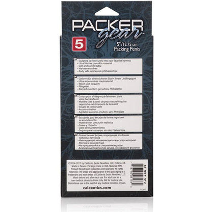 Pênis Packer Realista Marrom 14.5 cm