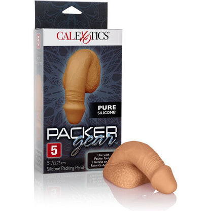 Pênis de Silicone para Embalagem 12.75 cm Caramelo