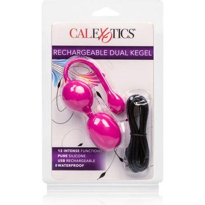 Bolas Kegel Duplas Recarregáveis Rosa