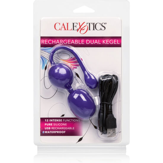 Bolas Kegel Duplas Recarregáveis Roxo