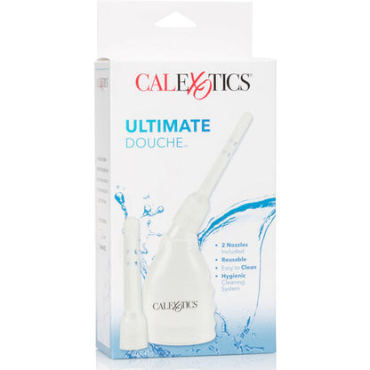 Ducha Anal Reutilizável Transparente com Dois Acessórios