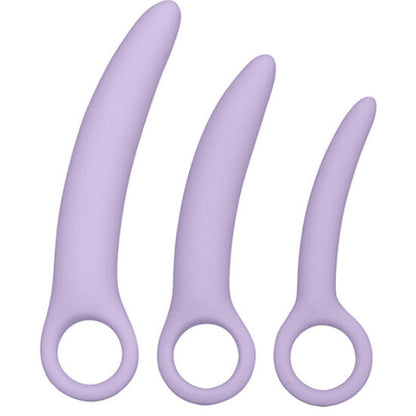 Dilatadores Vaginais de Silicone Alena - Conjunto de 3