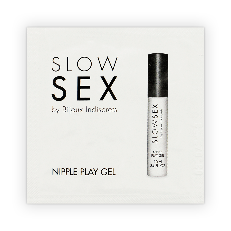 BIJOUX Slow Sex Nipple Gel Estimulante Efeito Frio Coco para prazer sensorial íntimo.