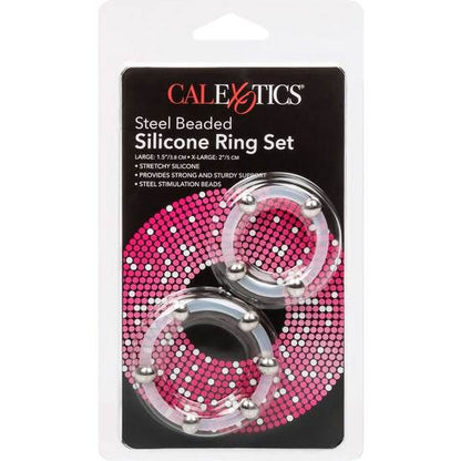 Anéis Penianos de Silicone com Contas de Aço