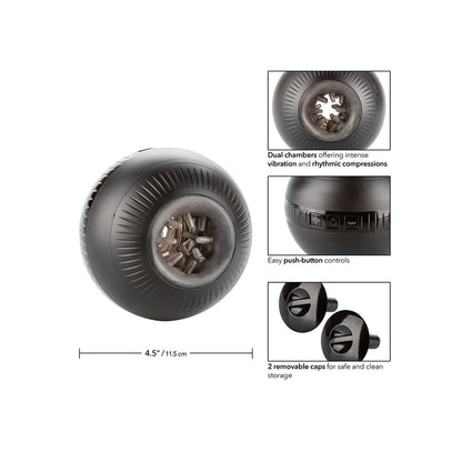 Masturbador Optimum Power com Vibração e Compressão Personalizável