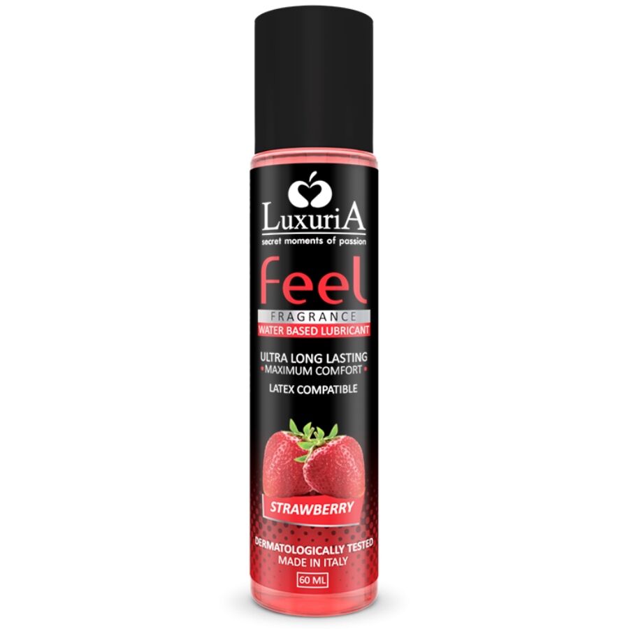 Lubrificante Luxuria Feel Sabor Morango 60 ml
