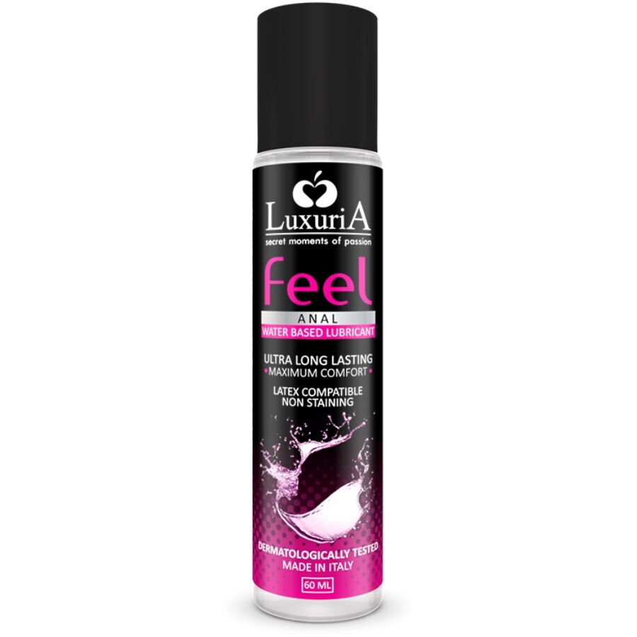 Lubrificante Anal Luxuria Feel à Base de Água 60ml