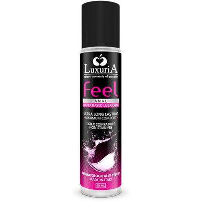 Lubrificante Anal Luxuria Feel à Base de Água 60ml