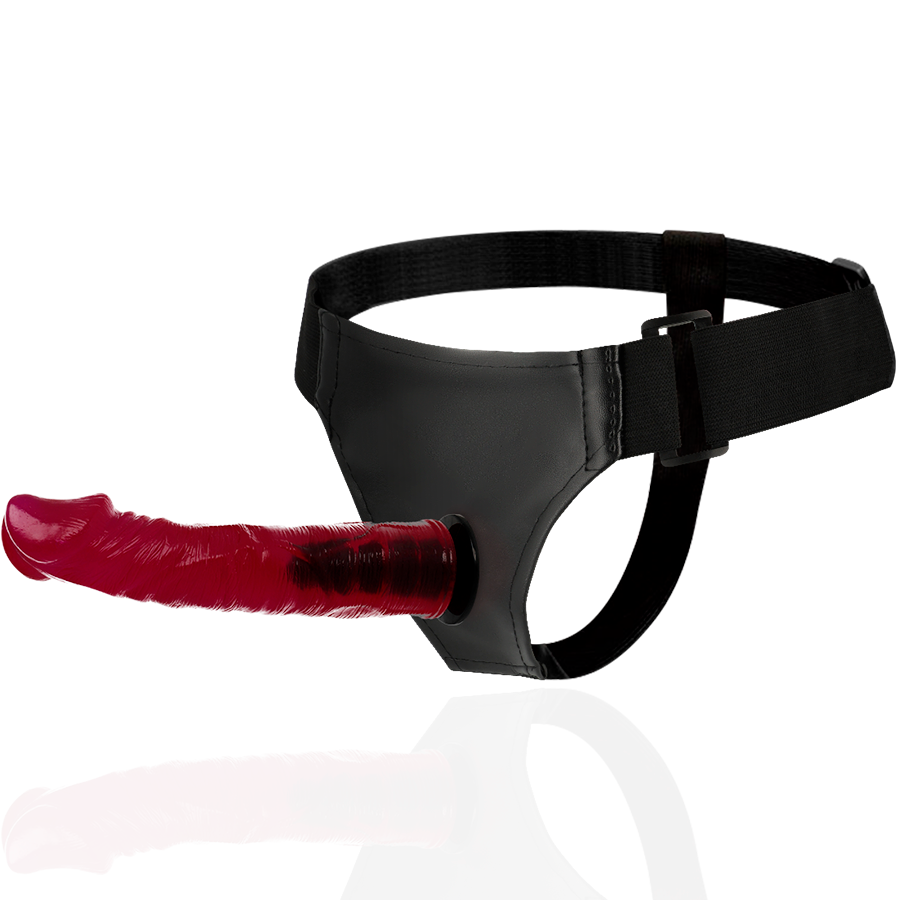 Arnês HARNESS ATTRACTION com dildo realista de 19x4cm e sistema click.