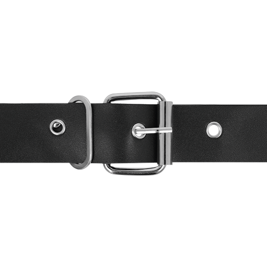 HARNESS ATTRACTION Arnês Strap-On Murdock com dois dildos realistas intercambiáveis.