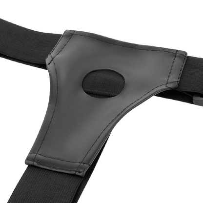 Arnês Oco com Vibrador HARNESS ATTRACTION Gregory 16.5 cm para aumento e prazer.