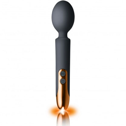 Vibrador ROCKS-OFF Oriel para casais, com design discreto e cabeça flexível.
