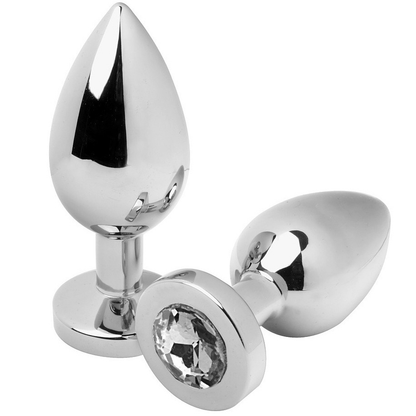 Plug Anal Diamante Transparente Pequeno 5.71cm