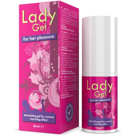 Gel Estimulante Lady Gel Efeito de Calor Ella 30 ml