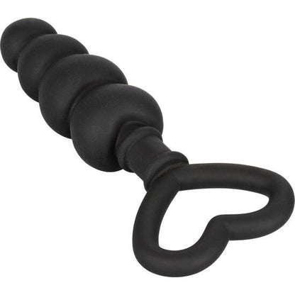 Sonda Anal de Silicone com Alça em Coração 11.5 cm