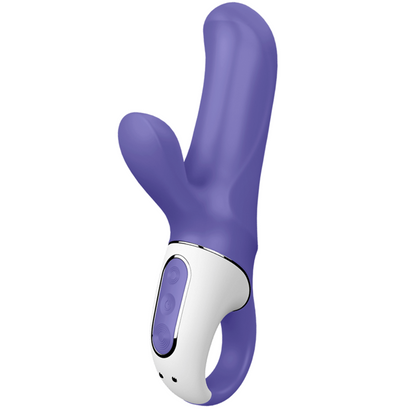Imagem do Satisfyer Vibe Magic Bunny, um vibrador com coelho para estimulação dupla, em silicone suave.
