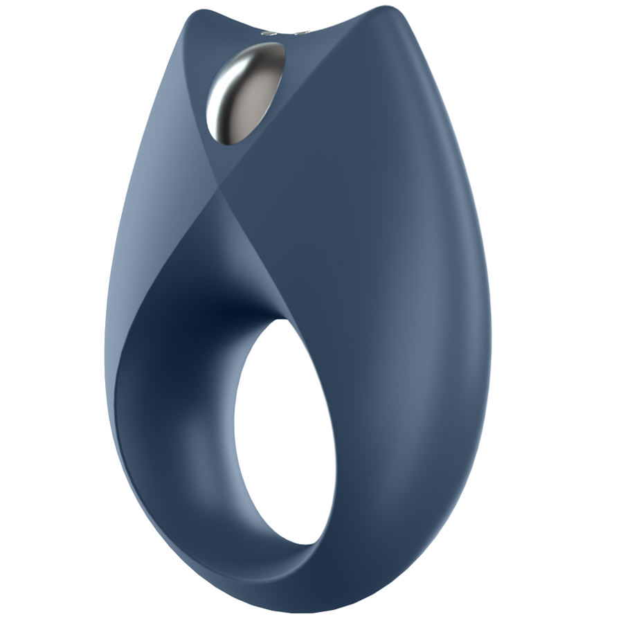 Satisfyer Royal One, anel vibrador com controlo por app e estimulador clitoriano em silicone.