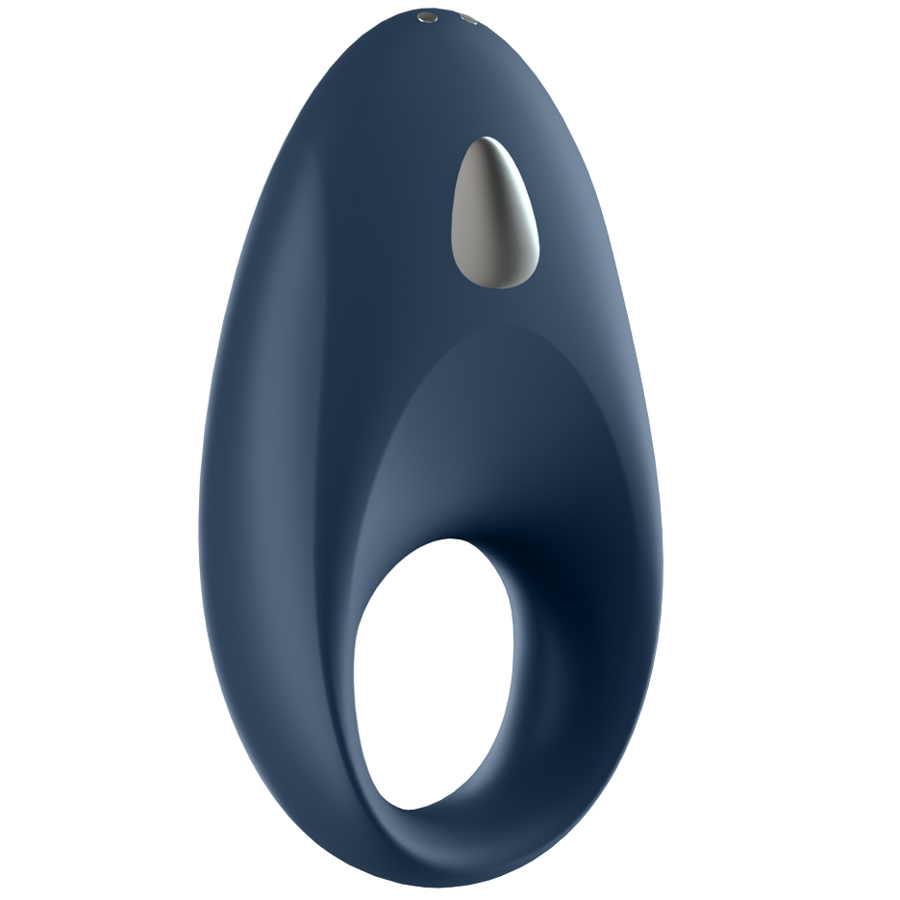 Satisfyer Vibrador de Anel Mighty com App e Bluetooth, detalhe do material e design ergonómico