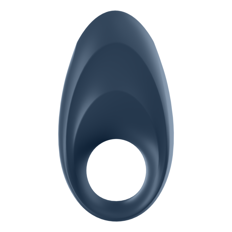 Satisfyer Vibrador de Anel Mighty com App e Bluetooth, detalhe do material e design ergonómico