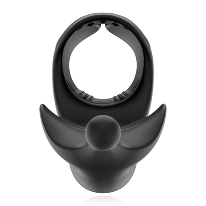 Close-up of the Jamyjob Masturbador Masculino Vibratório Recarregável showing its silicone texture and features.